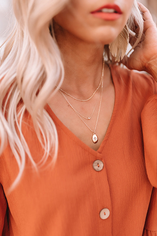 Simply Swept Away Layered Necklace
