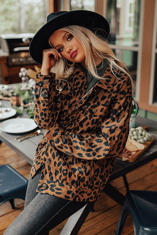 Westward Bound Leopard Light Weight Jacket