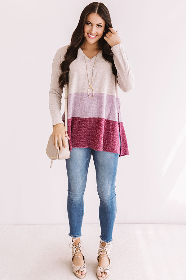 Weekend Brunch Color Block Shift Tunic Image - 1