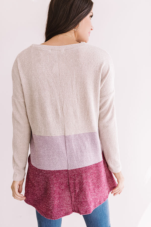 Weekend Brunch Color Block Shift Tunic Image - 1