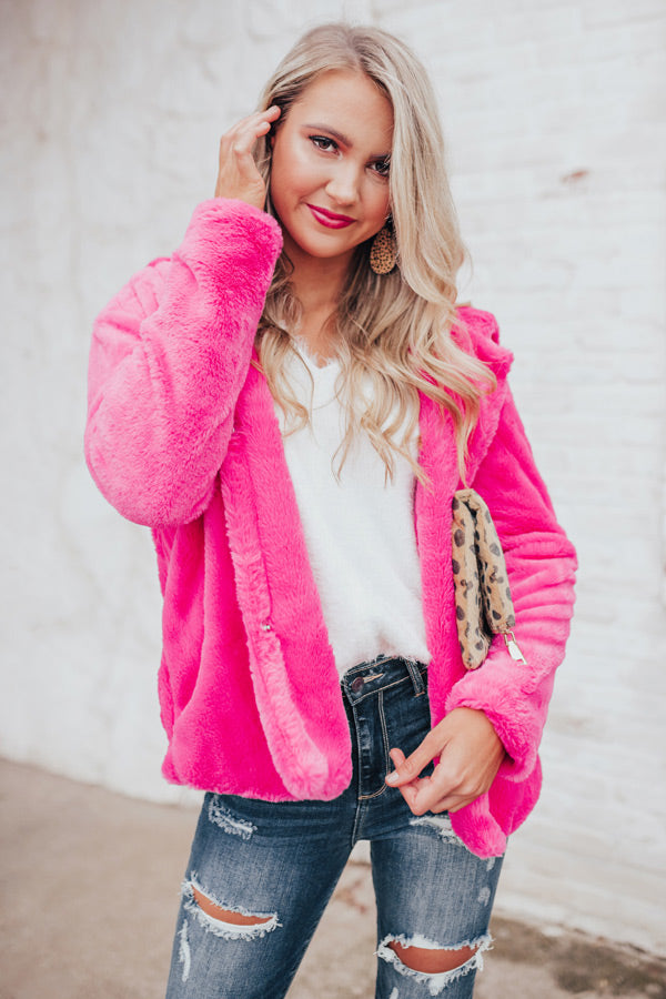 Wrapped In Warmth Plush Jacket