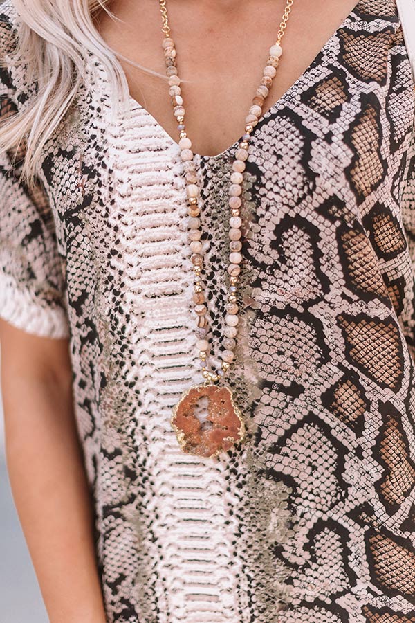 Sugar And Spritzers Druzy Necklace