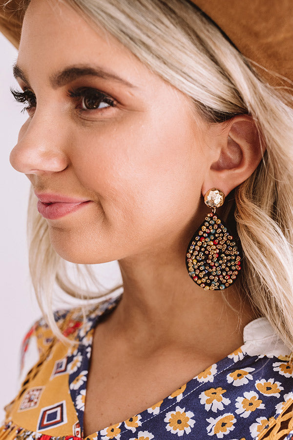 Wine And Wishes Earrings In Red