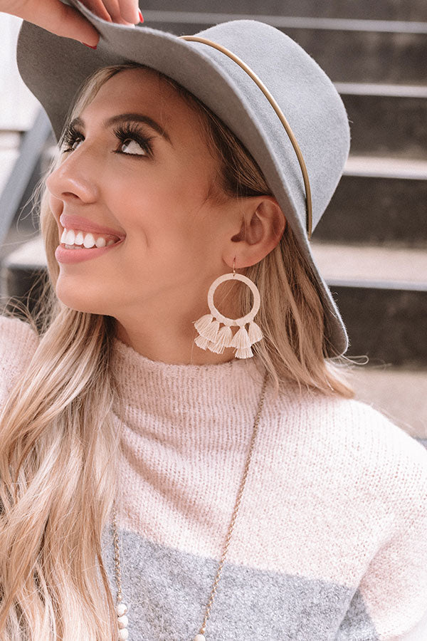 Meant For Margs Earrings In Cream