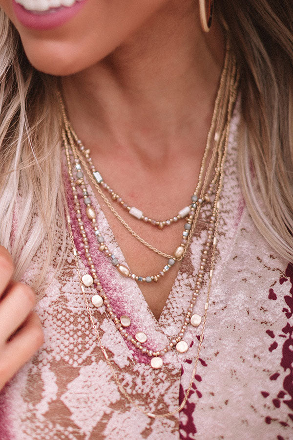 Best One Yet Layered Necklace In Gold