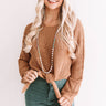 Just Your Type Front Tie Sweater in Light Chocolate Image - 1