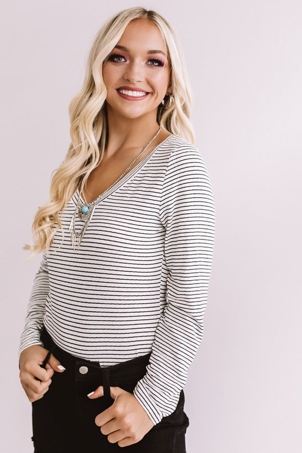 Down In The Valley Stripe Bodysuit