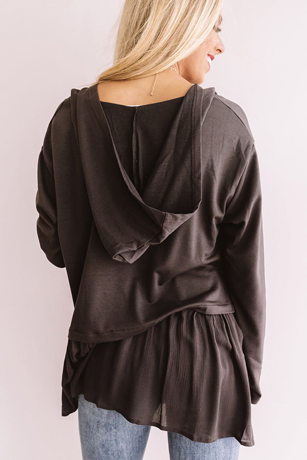East Coast Edge Hoodie In Vintage Black Image - 1