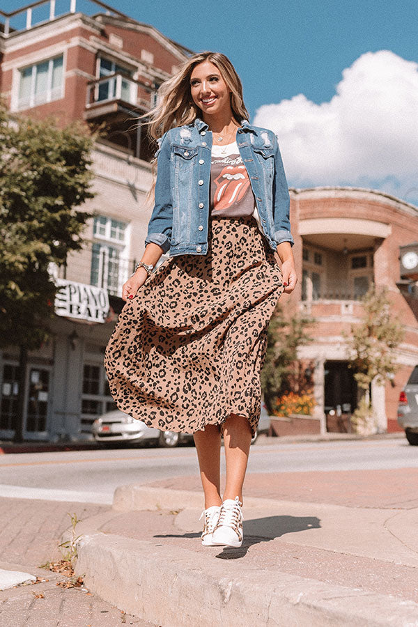 Voted Best Dressed Leopard Skirt