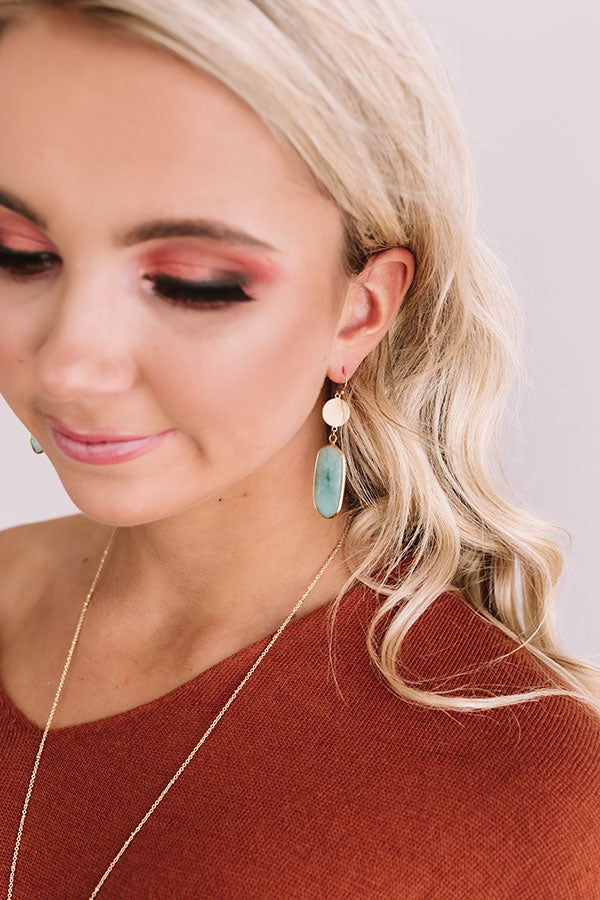 It Factor Earrings In Ocean Wave