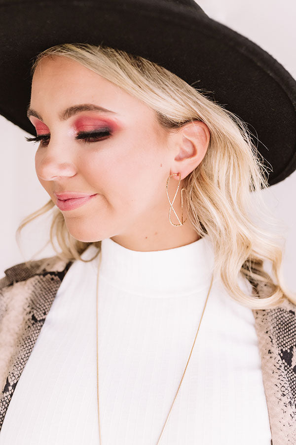 All That Jazz Hoop Earrings