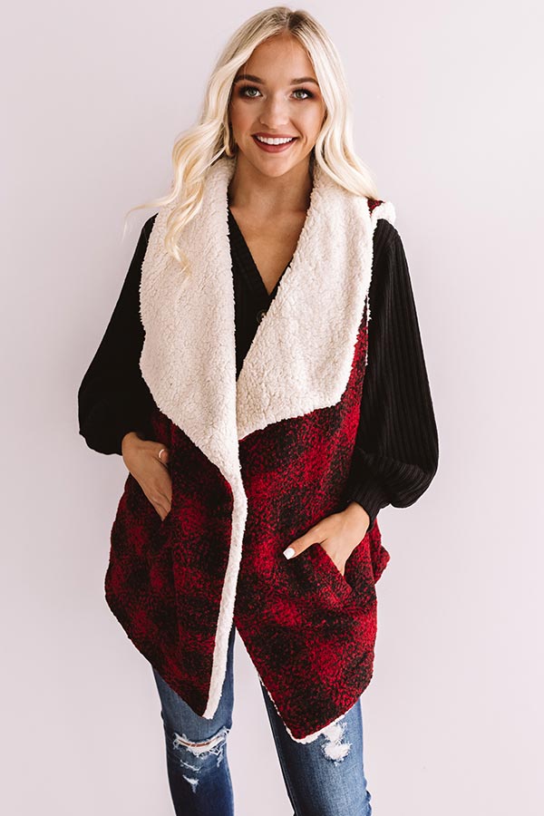 Ooo La La Sherpa Lined Vest