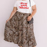 Meet Me In Manhattan Leopard Skirt In Brown Curves Image - 1