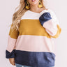 Once Upon A Time Colorblock Sweater  Curves Image - 1