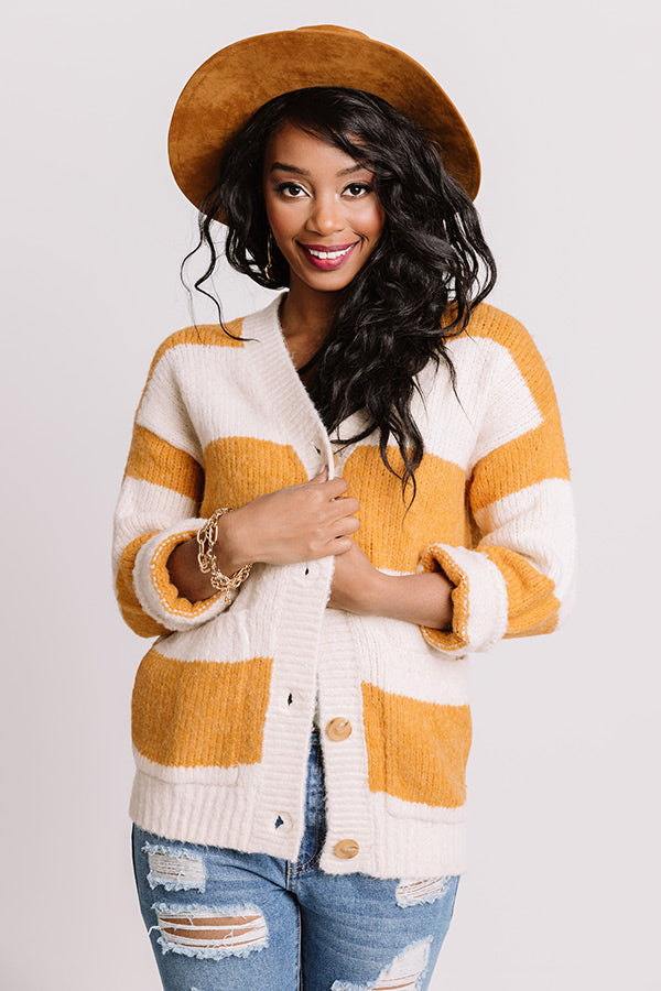 Beyond Bundled Stripe Cardigan