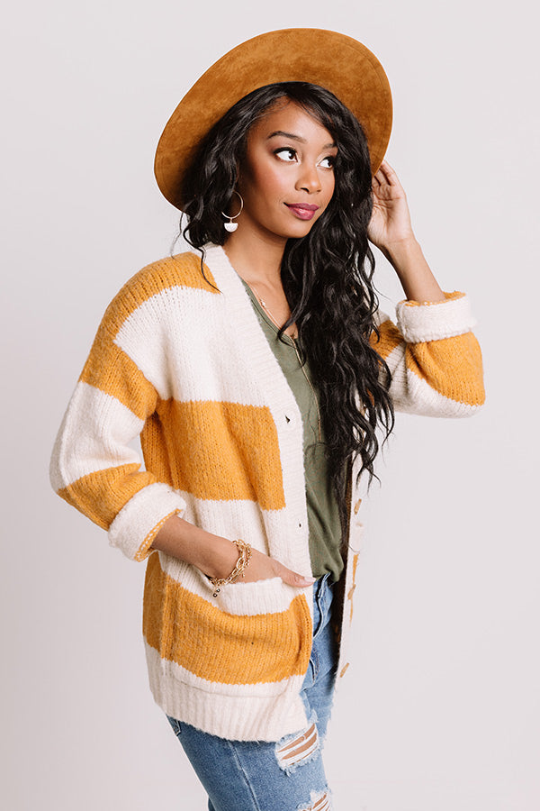 Beyond Bundled Stripe Cardigan