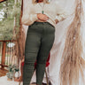The Cordelia High Waist Skinny In Olive Curves Image - 1