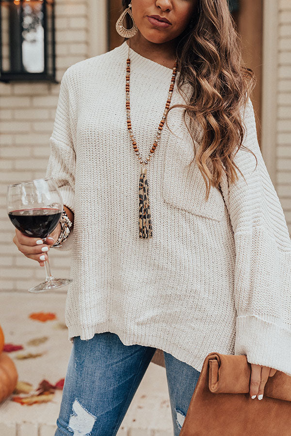 Tribeca Treasures Beaded Necklace in Leopard Print