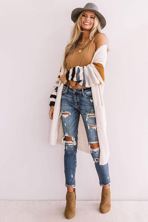 Snow And Kisses Knit Cardigan