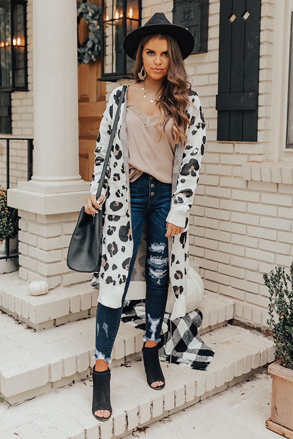 Brunching Babes Leopard Cardigan