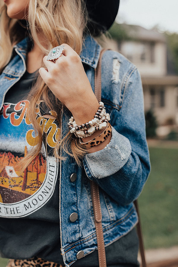 Flight To Frisco Bracelet Set in Ivory