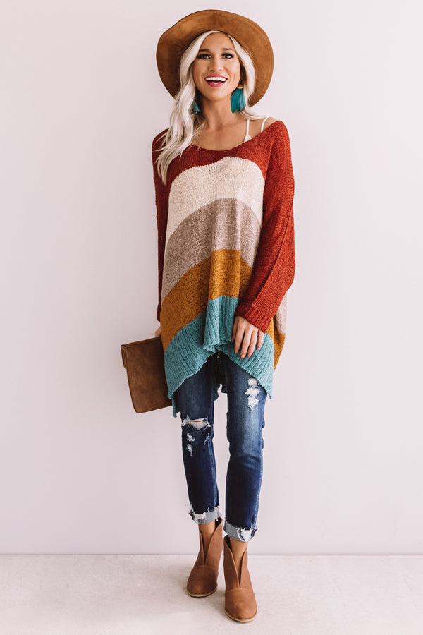 All The Fall Things Color Block Tunic Image - 1