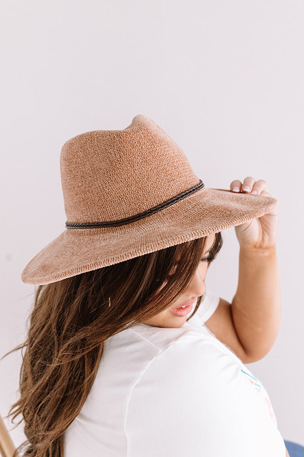 Bold Ambition Knit Hat In Latte