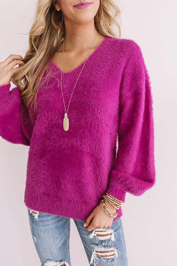 Cuddly Chic Ultra Soft Sweater Image - 4