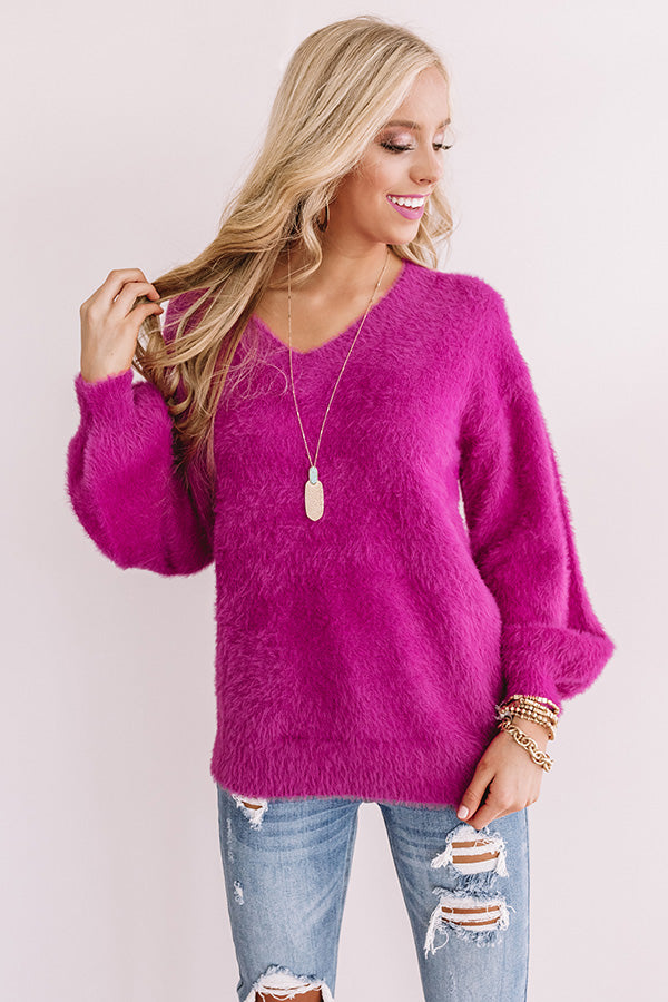Cuddly Chic Ultra Soft Sweater Image - 3