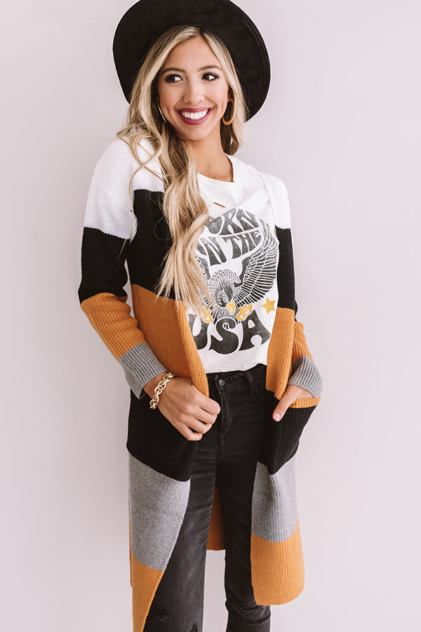 My True Love Colorblock Cardigan Image - 1