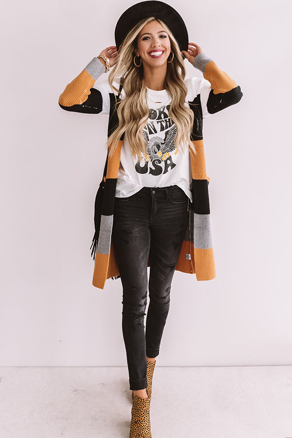 My True Love Colorblock Cardigan Image - 1