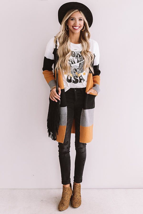 My True Love Colorblock Cardigan Image - 1
