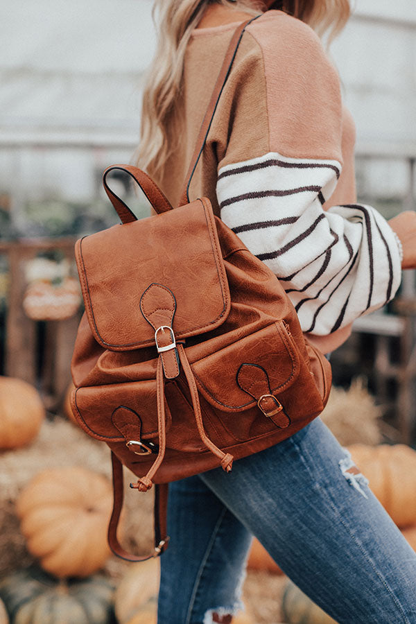 colorado leather backpack bags Colorado Roadtrip Faux Leather Backpack