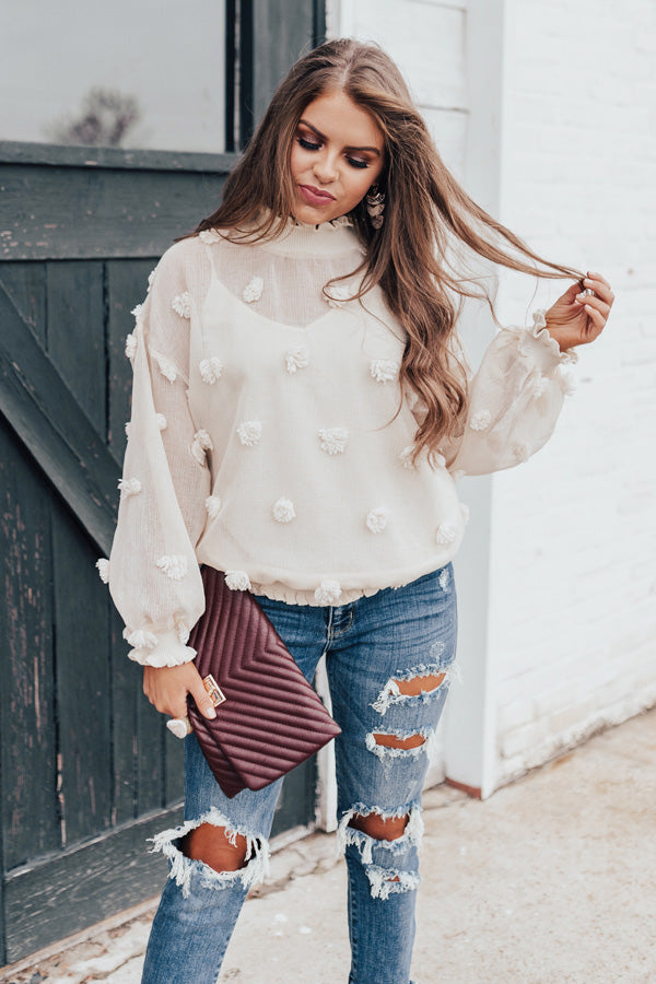 Bold Ambition Top In Cream