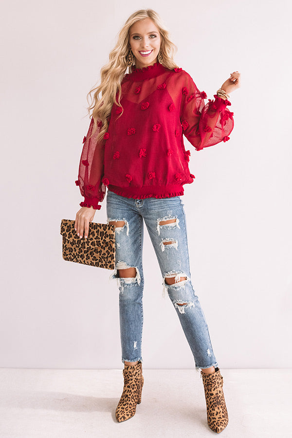 Bold Ambition Top In Wine