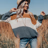 Favorite Flurries Color Block Knit Sweater Image - 1