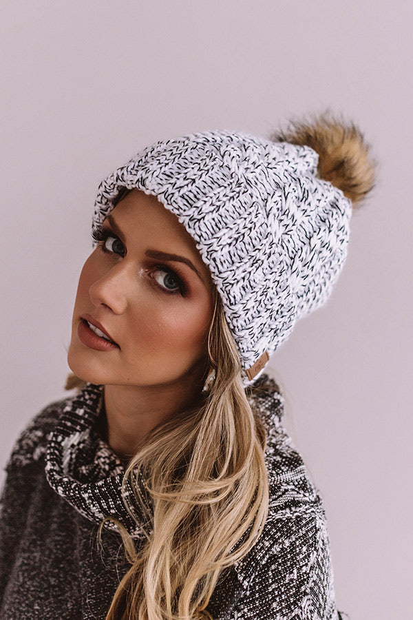 Craving Cocoa Fleece Lined Knit Beanie