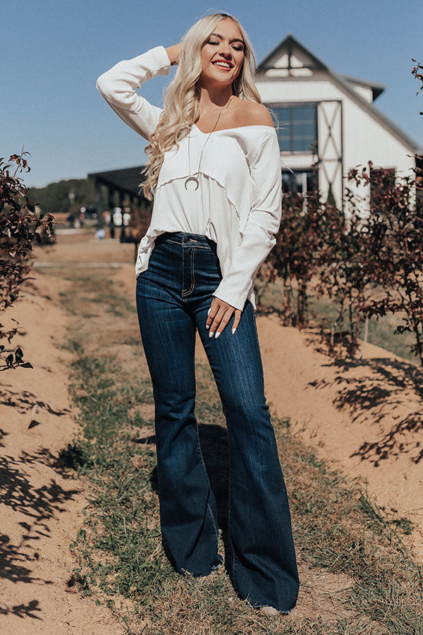 East Avenue Babydoll Top In White
