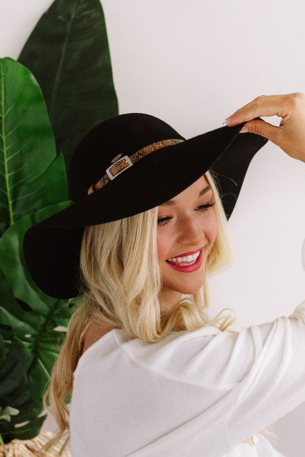 Bound For Broadway Hat In Black