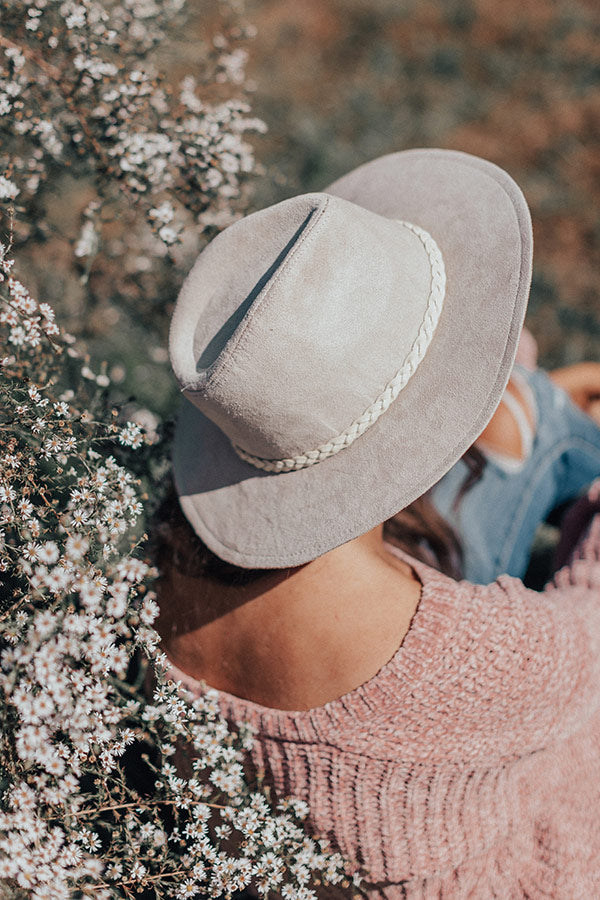 Mind Over Matter Faux Suede Hat