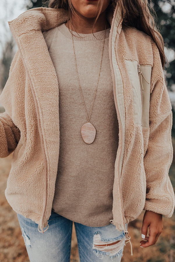 Soho Twilight Semi Precious Necklace in Blush