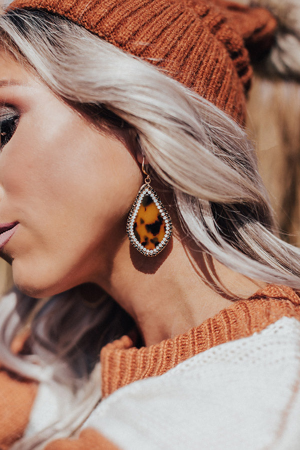 Full Of Love Tortoiseshell Earrings
