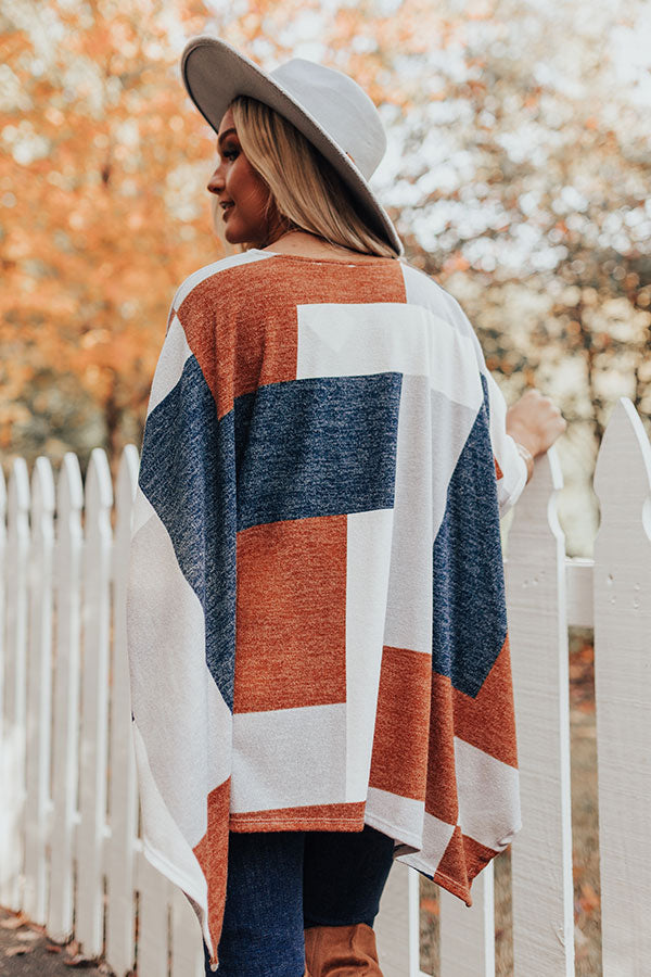 Stay Awhile Colorblock Shift Top Image - 1