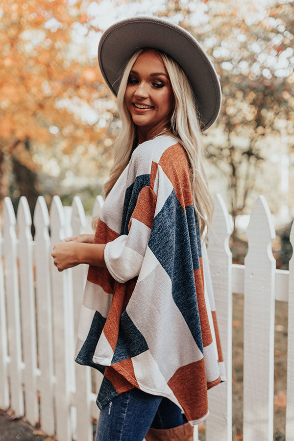 Stay Awhile Colorblock Shift Top Image - 1