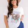 Rock N' Roll Forever Shift Tee In Ivory Curves Image - 1