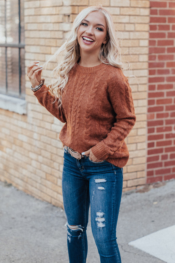 Well And Good Cable Knit Sweater