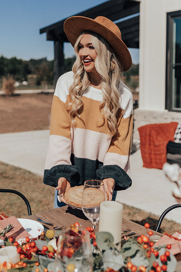 Peaks and Pinot Colorblock Sweater Image - 4