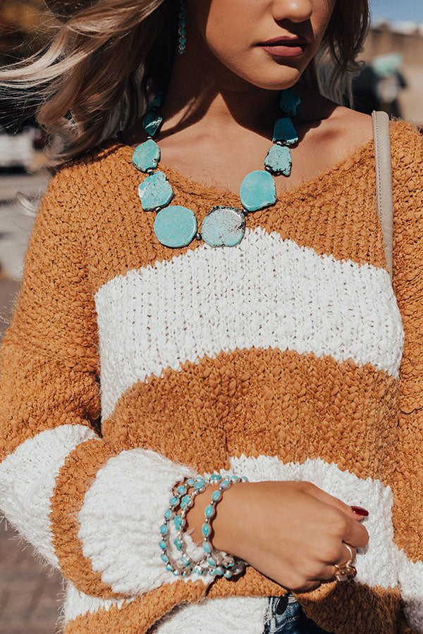 Name Dropper Turquoise Necklace