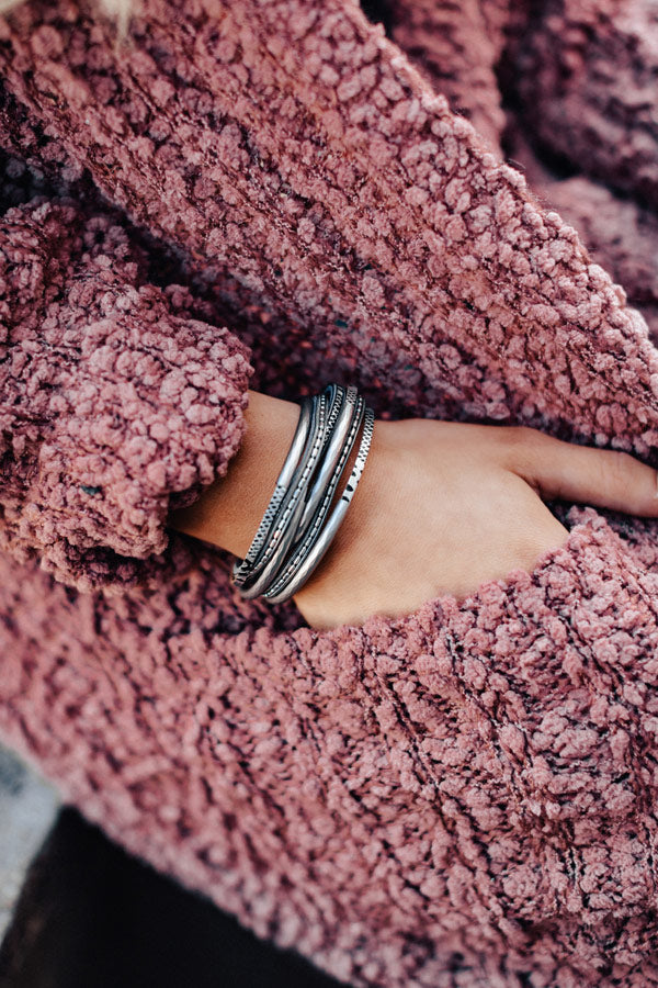 Scoop Me Up Magnetic Bracelet in Silver