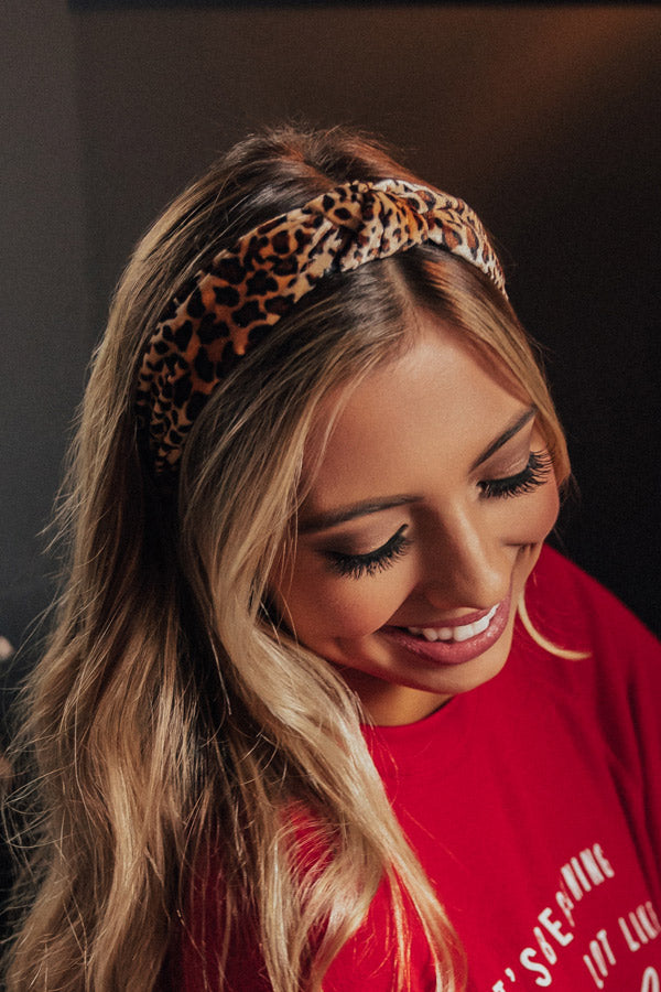 Flirty And Fashionable Cheetah Print Headband